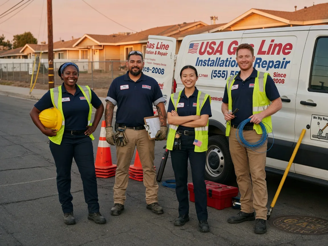 Gas Line Installation company in Guernsey, IA